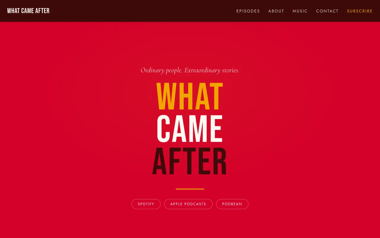 What Came After — v1